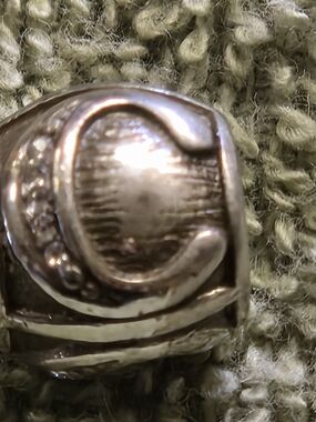 Brighton Silver-Tone 'C' Accent Bracelet Charm